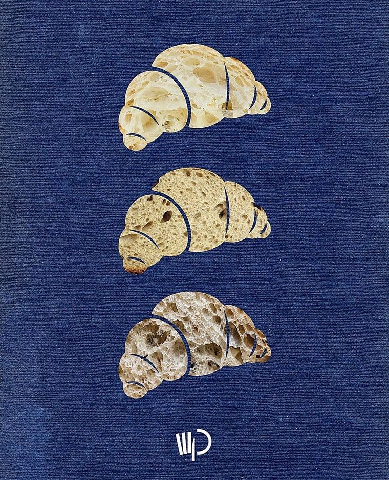 Viennoiseries tourées à la main